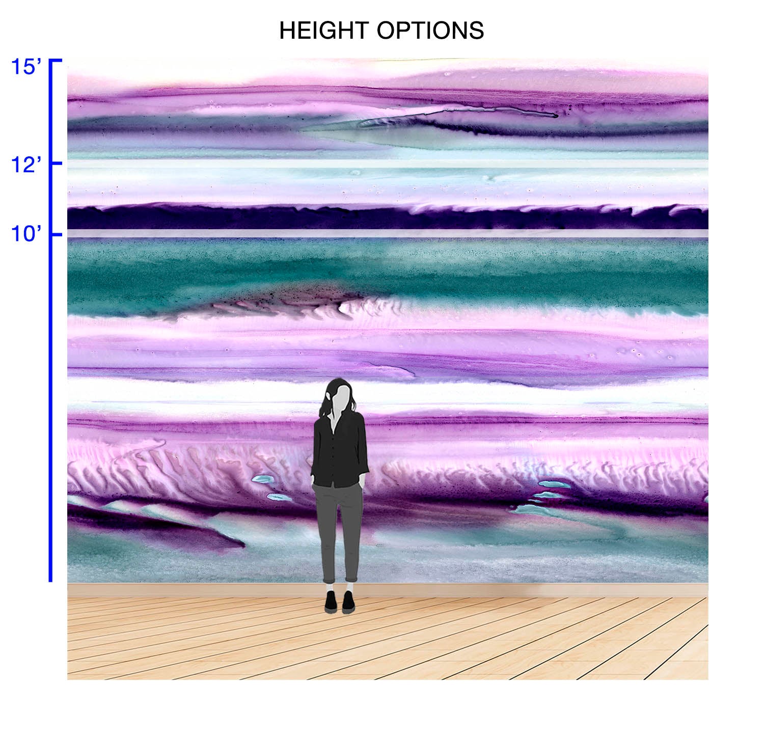 Image of Peacock - Quick Ship Wallpaper Mural