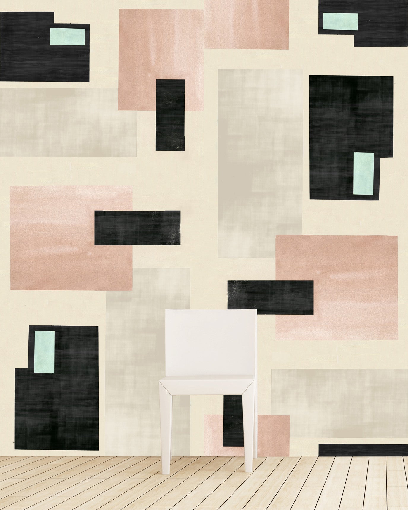 Image of Cuffhome Colorblocking with Black